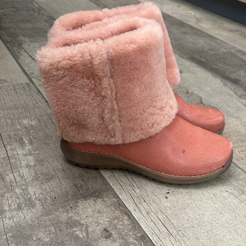 Cozy Pink Kids Boots